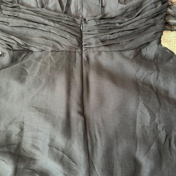 Asos Women's Size 12 Sleeveless Cami Maxi Dress in Black with Back Tie - Picture 7 of 8